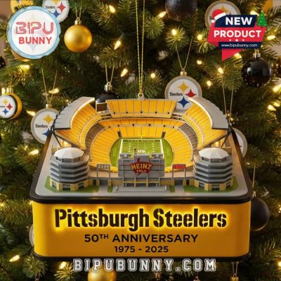 Pittsburgh Steelers 50th Anniversary Stadium Ornament