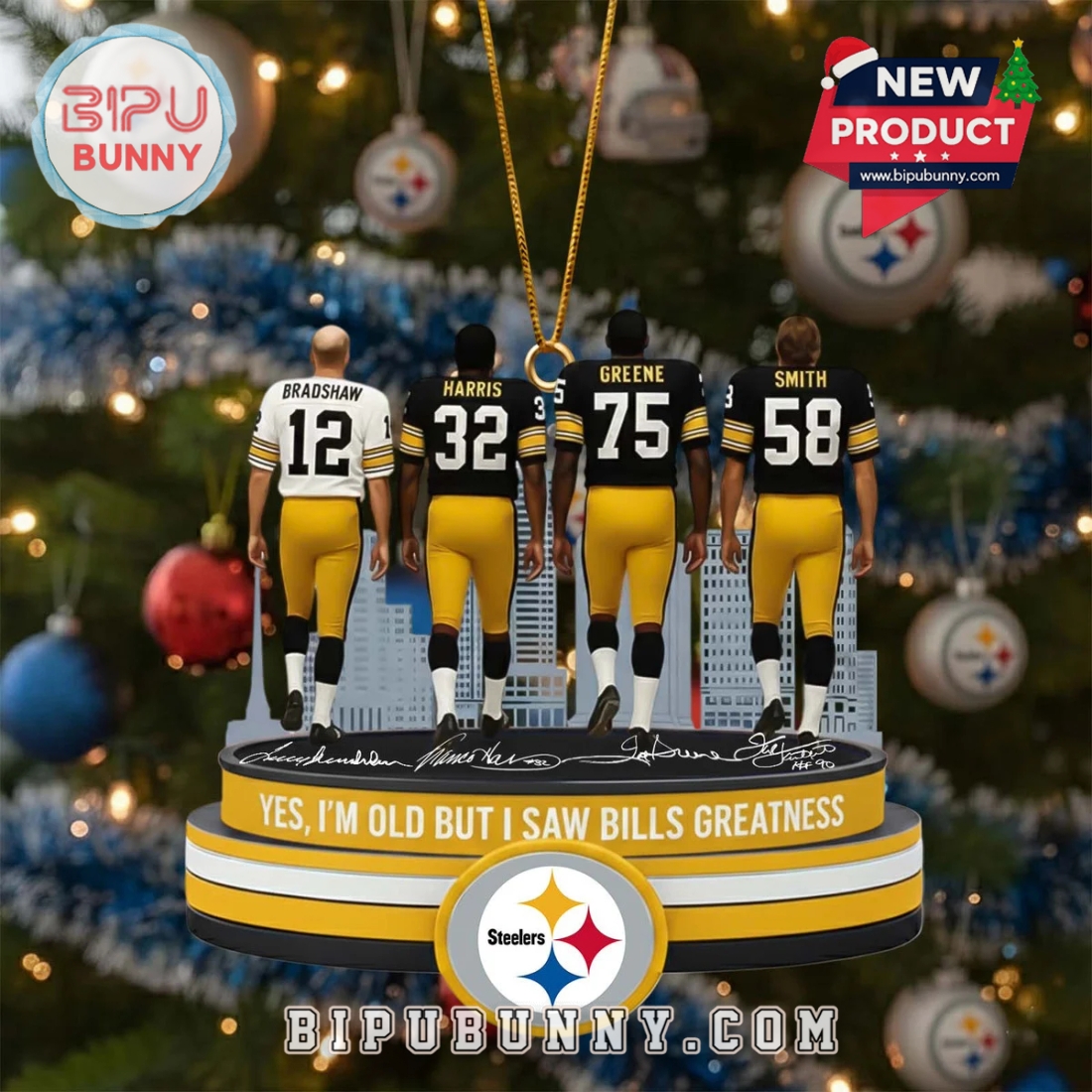 Pittsburgh Steelers Christmas Ornament 2025 Pittsburgh Steelers Christmas Ornament 2025