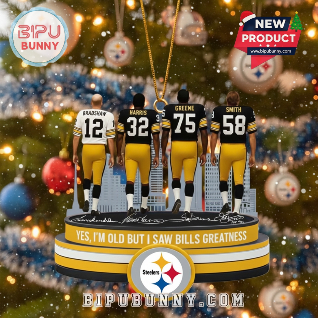 Pittsburgh Steelers Christmas Ornament 2025 Pittsburgh Steelers Christmas Ornament 2025