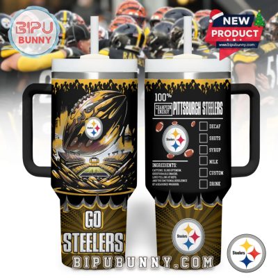 Pittsburgh Steelers NFL Champion Energy Tumbler 40oz
