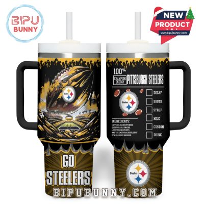 Pittsburgh Steelers NFL Champion Energy Tumbler 40oz