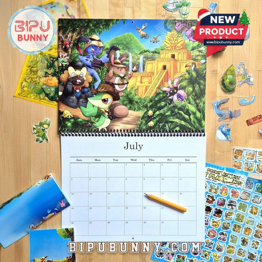 Pokémon Wall Calendar 2026 Pokémon Wall Calendar 2026