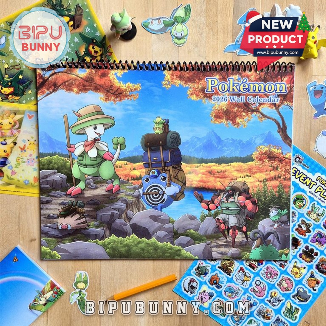 Pokémon Wall Calendar 2026 Pokémon Wall Calendar 2026