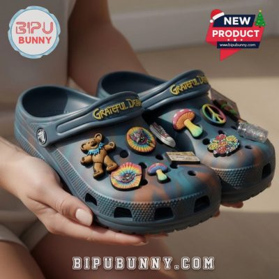 Premium Grateful Dead Crocs Clogs Shoes