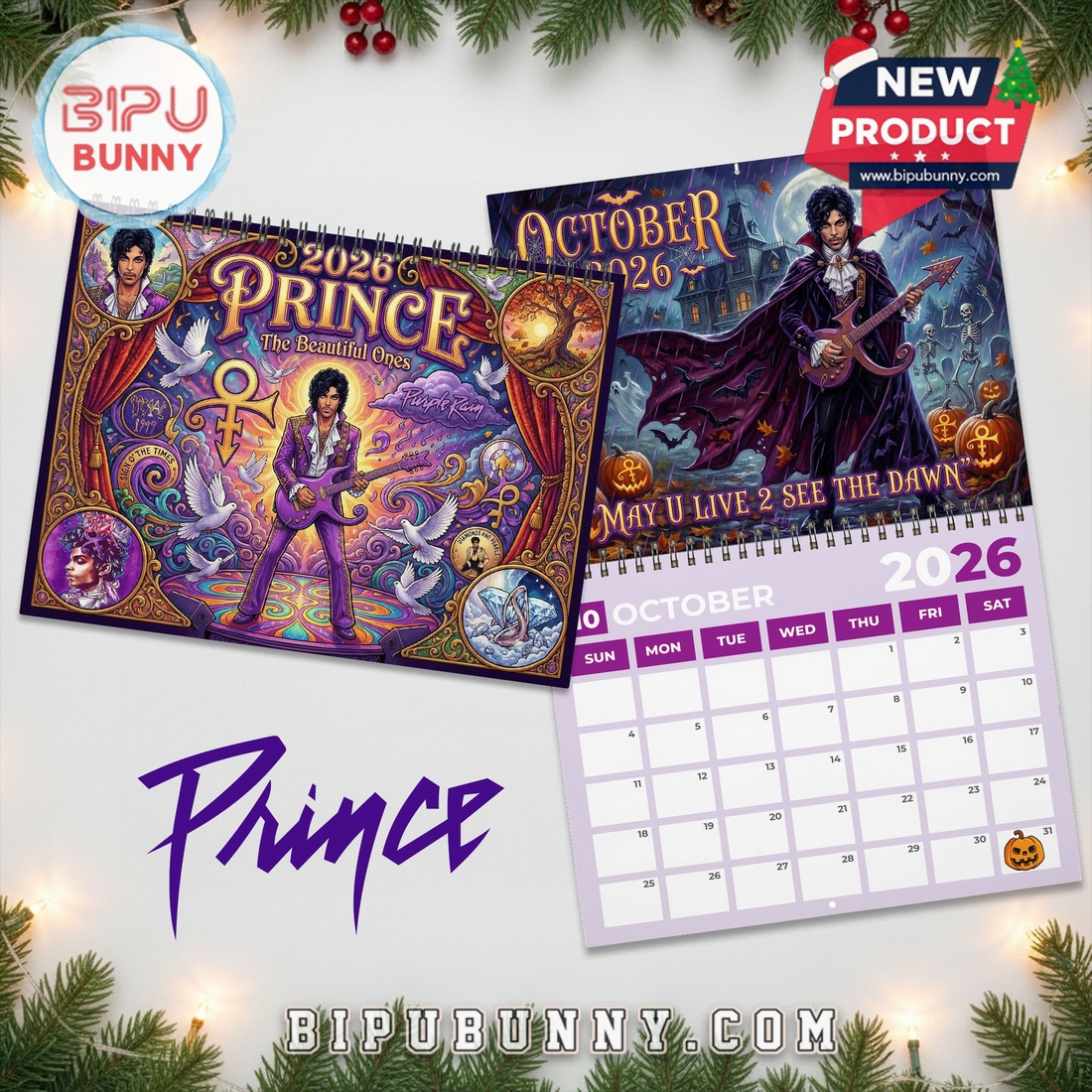 Prince Wall Calendar 2026 Prince Wall Calendar 2026