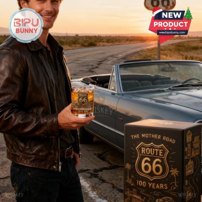 Route 66 100th Anniversary Whiskey Glass