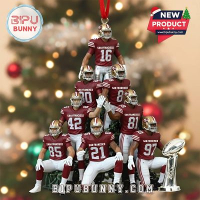 San Francisco 49ers Christmas Ornament 2025