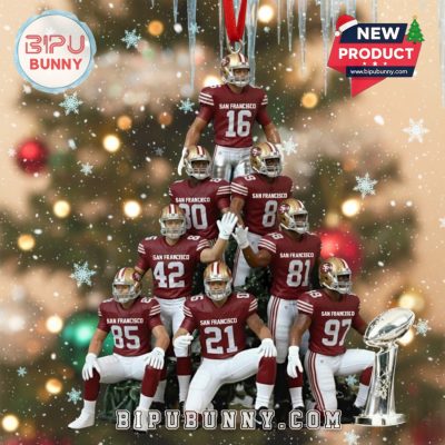 San Francisco 49ers Christmas Ornament 2025
