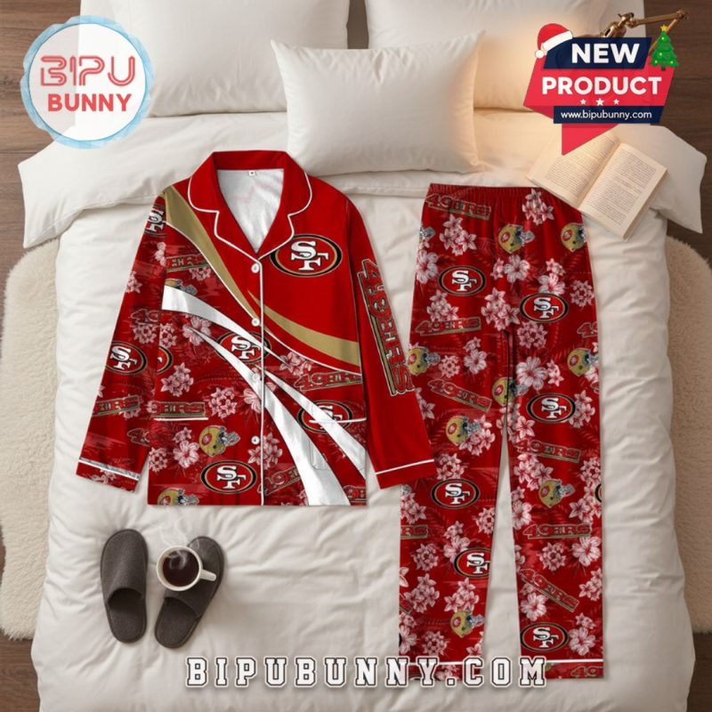 San Francisco 49ers Football Limited Edition Pajamas Set San Francisco 49ers Football Limited Edition Pajamas Set