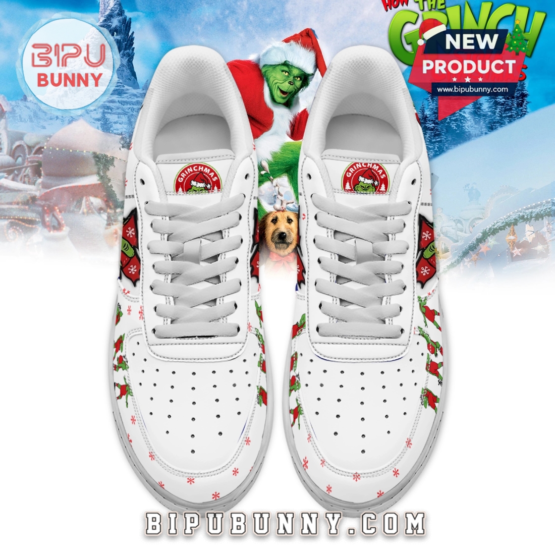 Scooby Doo Merry Christmas 2025 Air Force 1 Sneakers Scooby Doo Merry Christmas 2025 Air Force 1 Sneakers