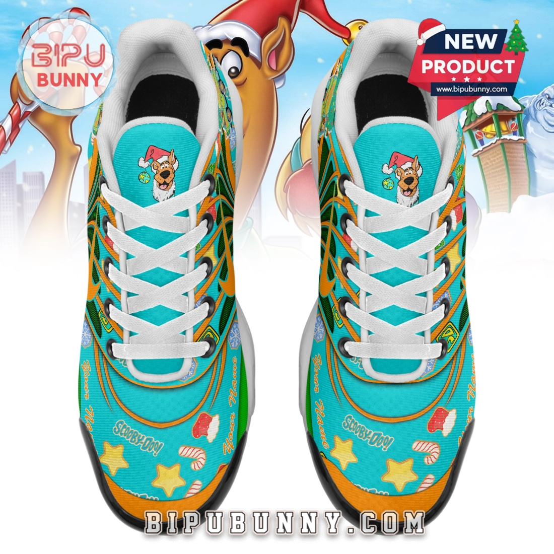 Scooby Doo Merry Christmas TN Sneakers For Men And Women Scooby Doo Merry Christmas TN Sneakers For Men And Women