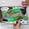 Full view of boxed holiday-themed sneakers with printed Scooby-Doo graphics and Christmas decorations!