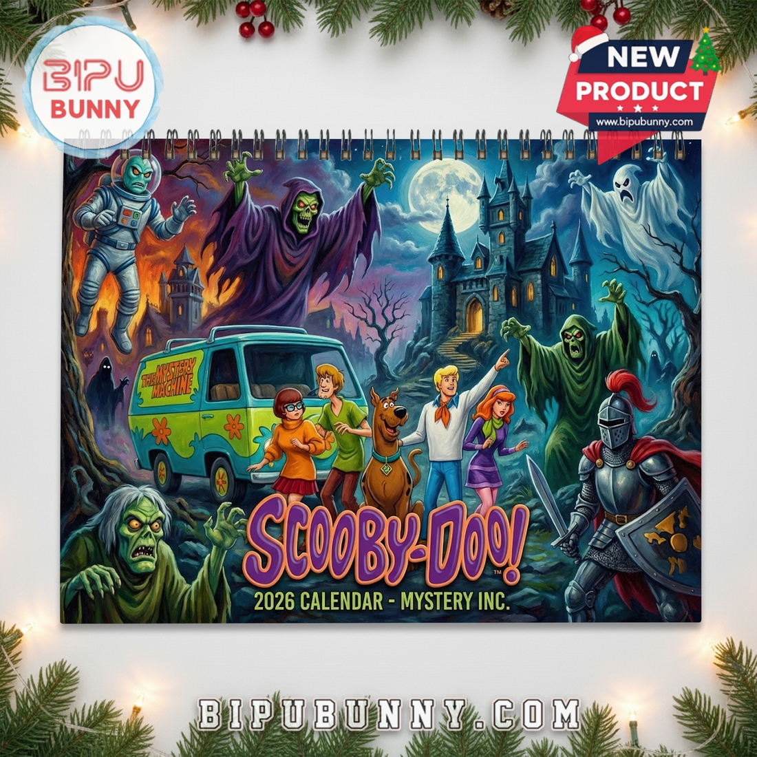 Scooby-Doo Wall Calendar 2026 Scooby-Doo Wall Calendar 2026