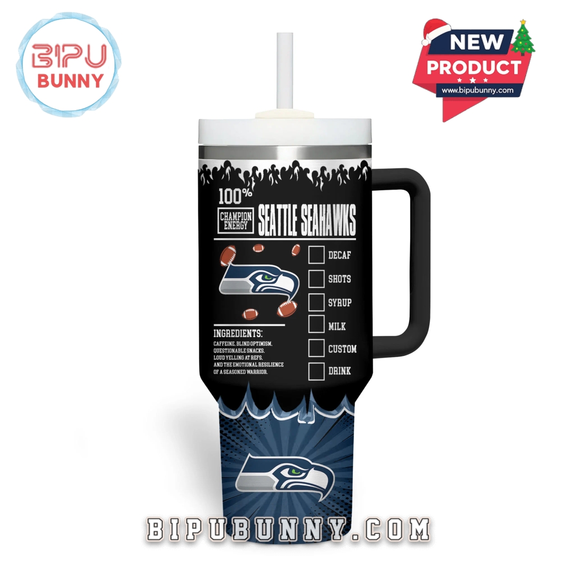 Seattle Seahawks NFL Champion Energy Tumbler 40oz Seattle Seahawks NFL Champion Energy Tumbler 40oz