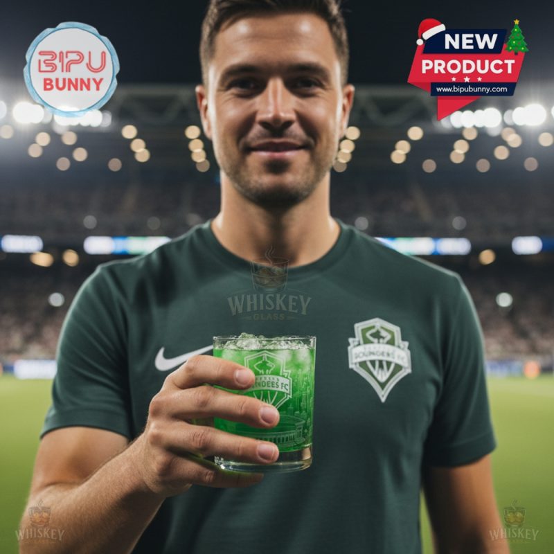 Seattle Sounders World Champion Whisky Glass