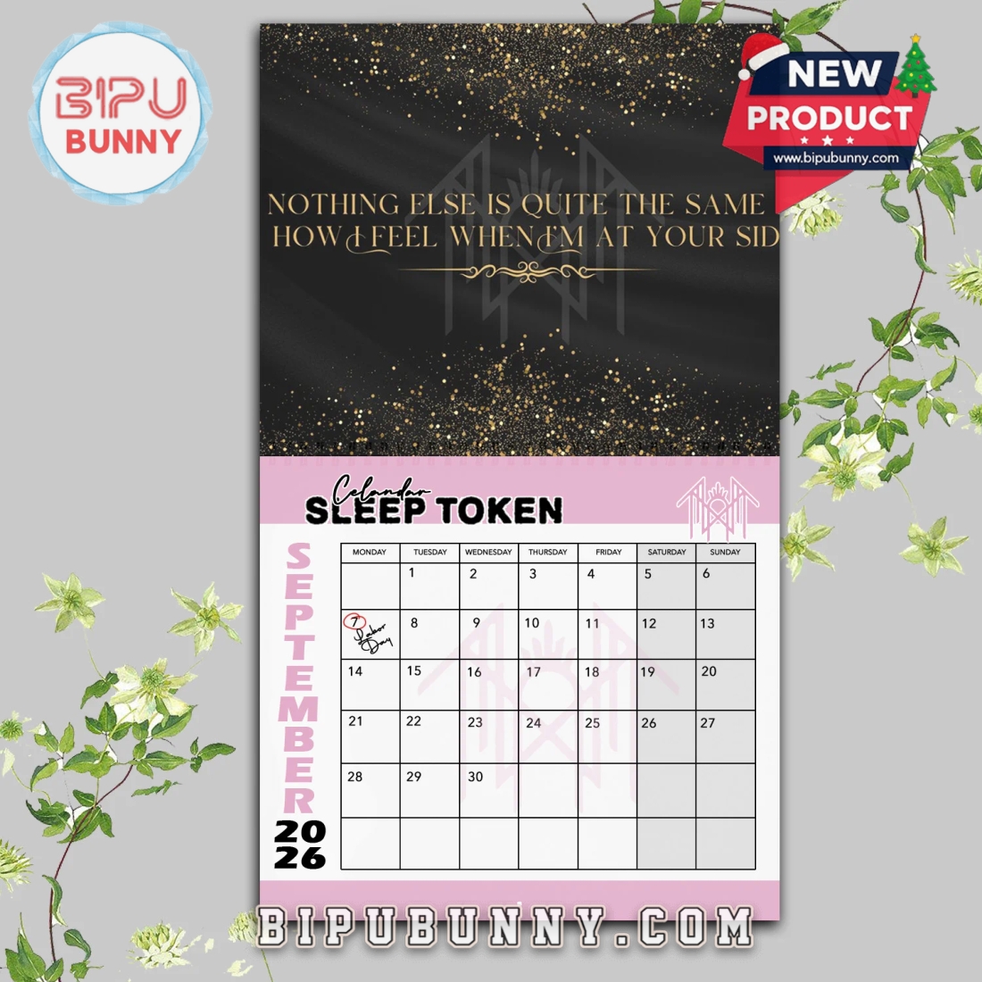 Sleep Token Wall Hanging Calendar 2026 Sleep Token Wall Hanging Calendar 2026
