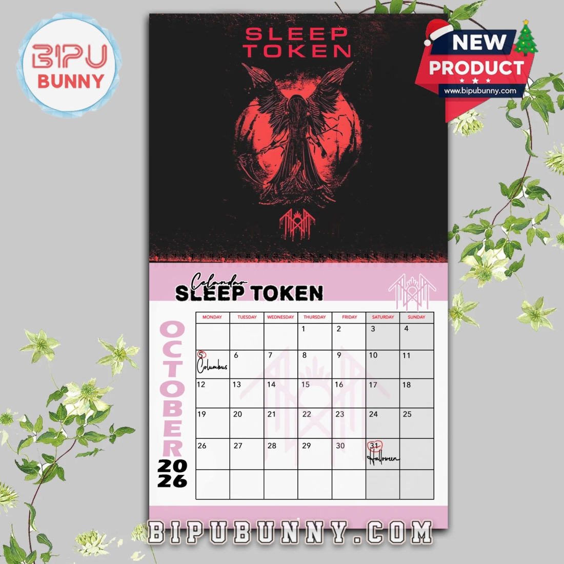 Sleep Token Wall Hanging Calendar 2026 Sleep Token Wall Hanging Calendar 2026