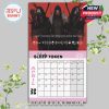 Sleep Token April 2026 calendar design with occult-inspired visuals and emotionally charged lyrics!