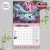 Sleep Token May 2026 calendar design blending fantasy art and transcendent emotion for a peaceful yet powerful mood!