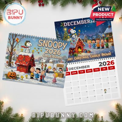 Snoopy Wall Calendar 2026