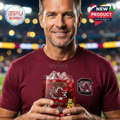 South Carolina Gamecocks 134th Anniversary Whiskey Glass