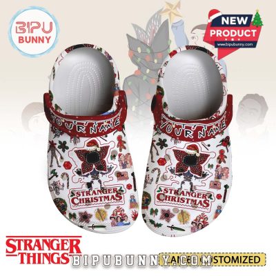 Stranger Things x Christmas Crocs Crocband Clogs Shoes