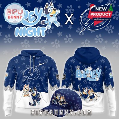Tampa Bay Lightning NHL Bluey Night Limited Hoodie