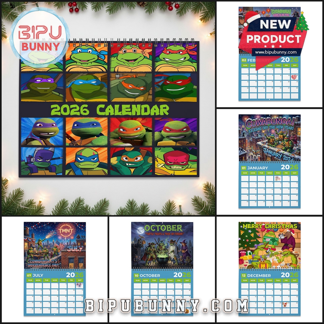 Teenage Mutant Ninja Turtles Wall Calendar 2026 Teenage Mutant Ninja Turtles Wall Calendar 2026
