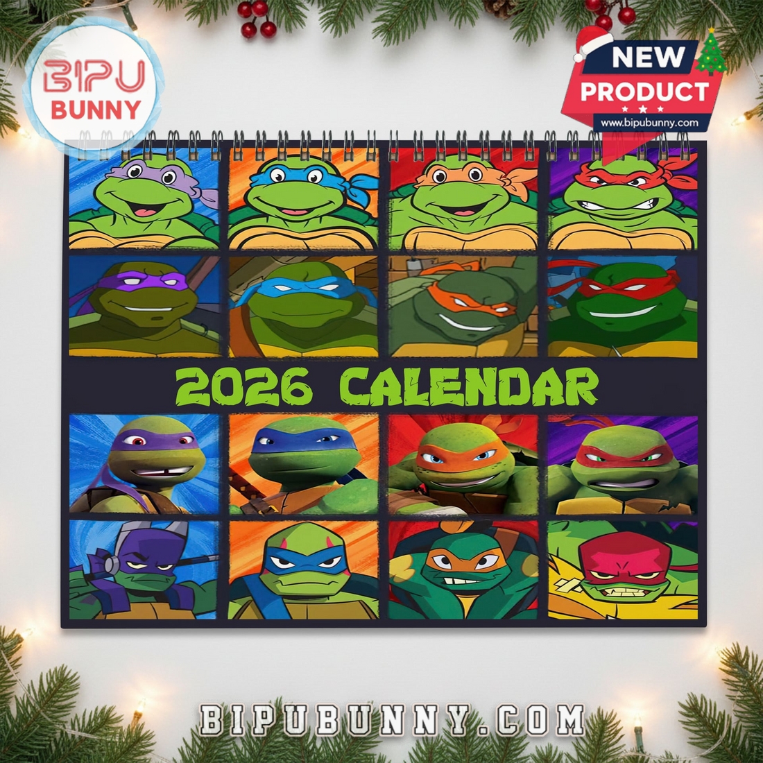 Teenage Mutant Ninja Turtles Wall Calendar 2026 Teenage Mutant Ninja Turtles Wall Calendar 2026