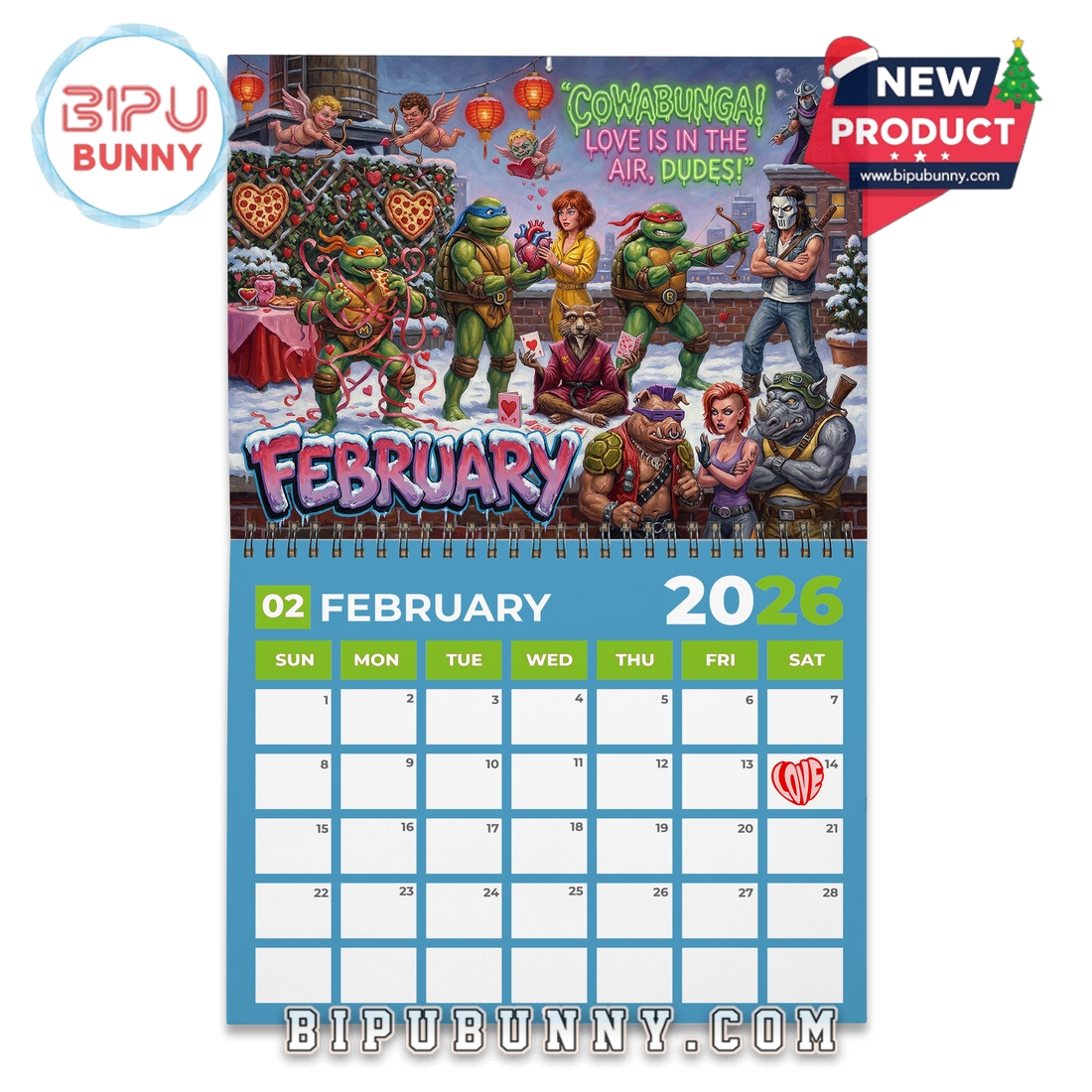 Teenage Mutant Ninja Turtles Wall Calendar 2026 Teenage Mutant Ninja Turtles Wall Calendar 2026