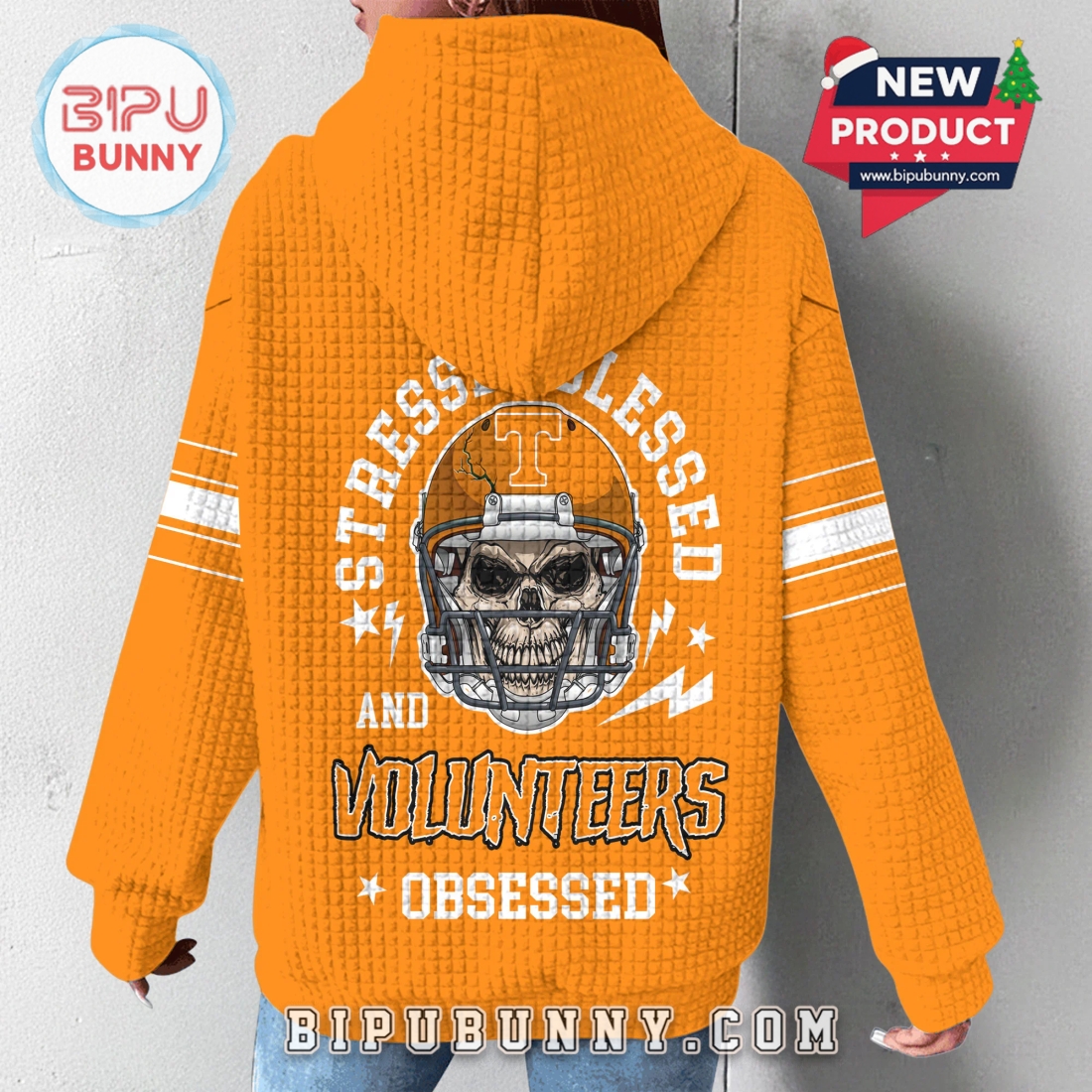 Tennessee Volunteers NCAA Obsessed Waffle Hoodie Tennessee Volunteers NCAA Obsessed Waffle Hoodie