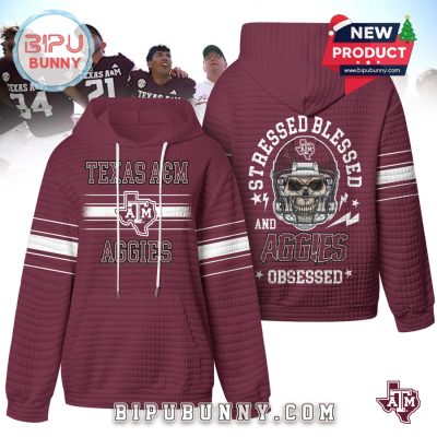 Texas A&M Aggies NCAA Obsessed Waffle Hoodie