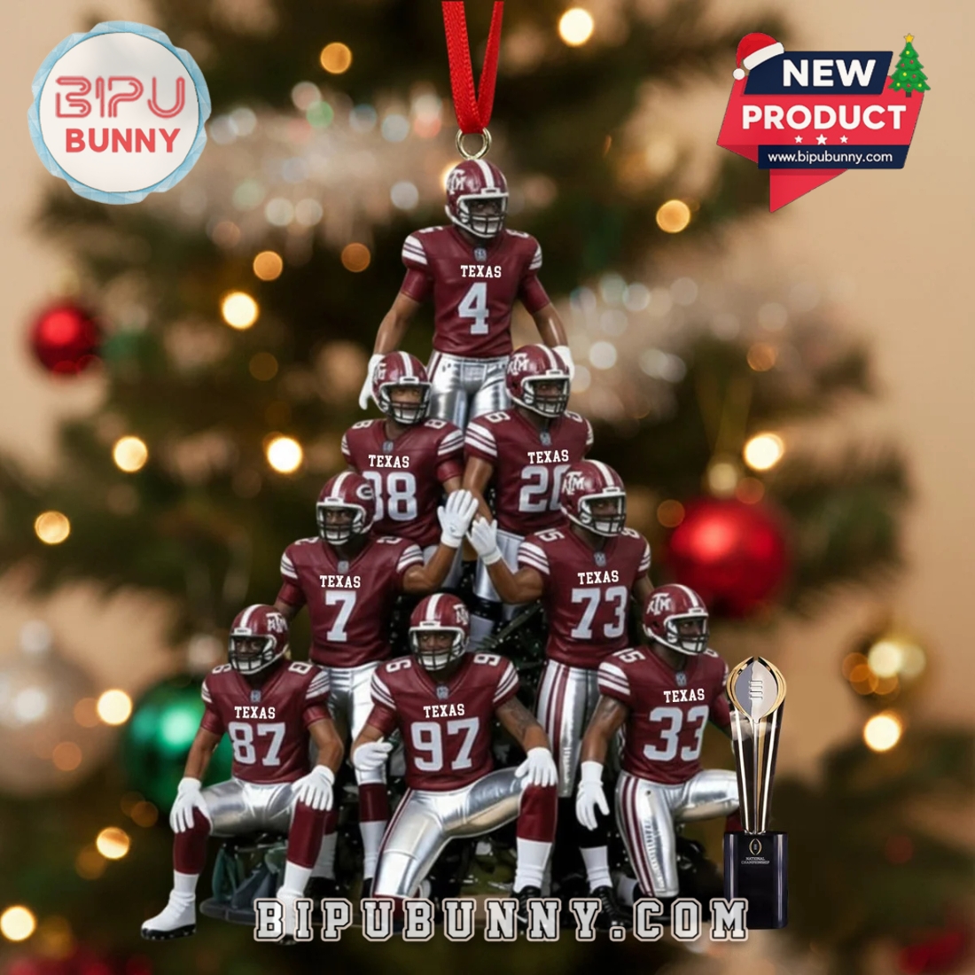 Texas Longhorns Christmas Ornament 2025 Texas Longhorns Christmas Ornament 2025