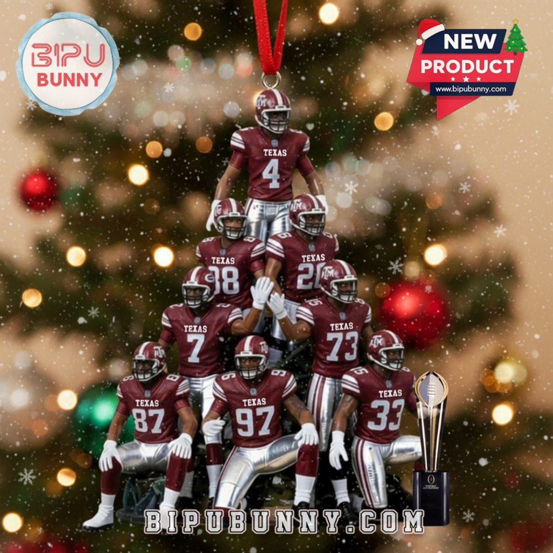 Texas Longhorns Christmas Ornament 2025 Texas Longhorns Christmas Ornament 2025