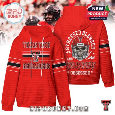 Texas Tech Red Raiders NCAA Obsessed Waffle Hoodie