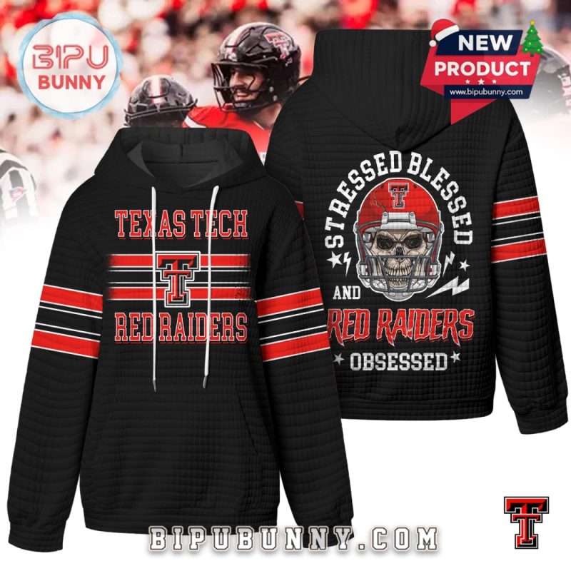Texas Tech Red Raiders NCAA Obsessed Waffle Hoodie
