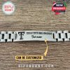 Texas Tech Red Raiders engraved stainless steel bracelet with personalized name area on wooden surface.