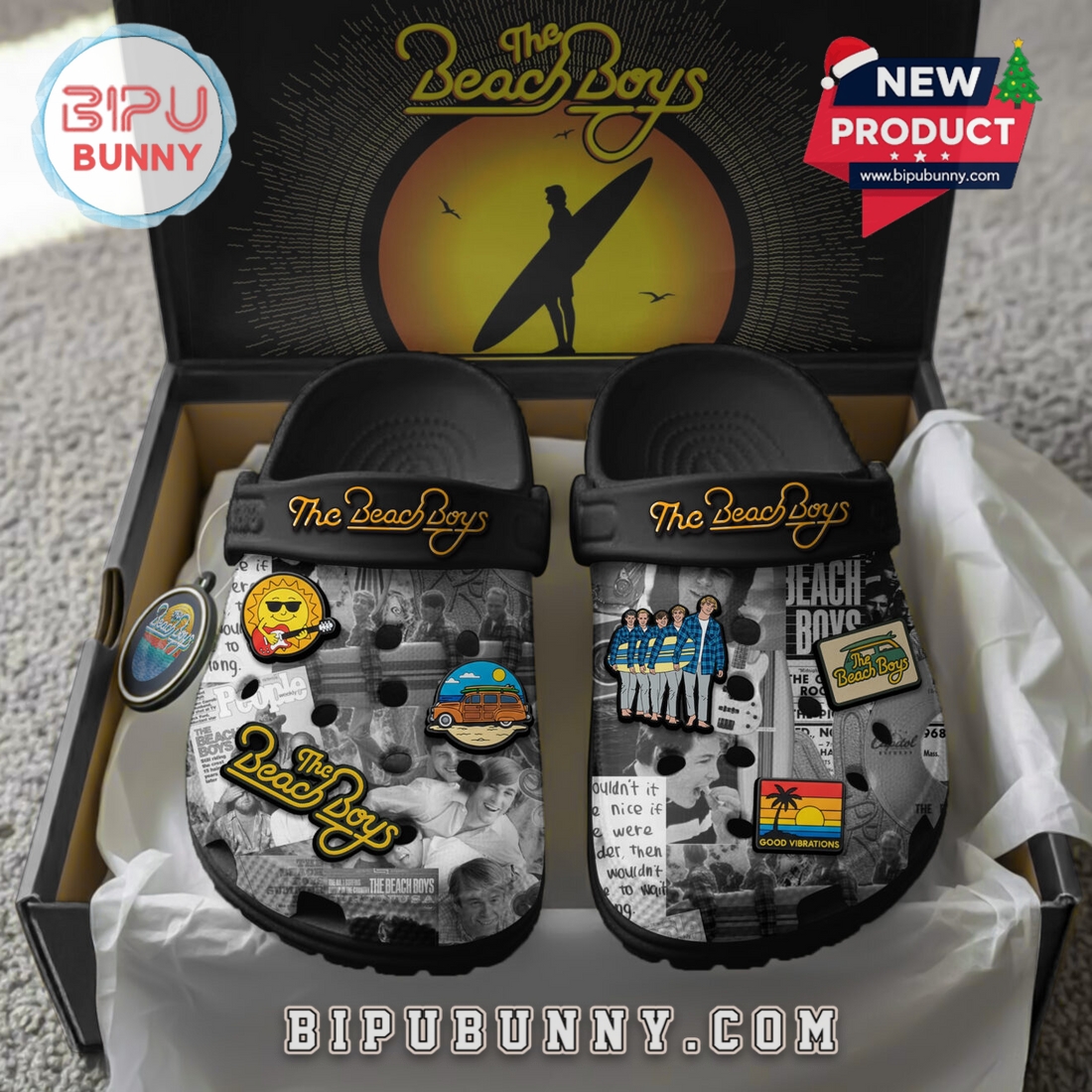 The Beach Boys Crocs Clogs Limited Edition The Beach Boys Crocs Clogs Limited Edition
