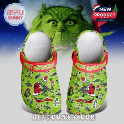 The Grinch Crocs Crocband Clogs Shoes