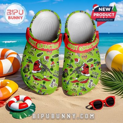 The Grinch Crocs Crocband Clogs Shoes