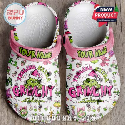 The Grinch Custom Christmas Crocs Crocband Clogs Shoes