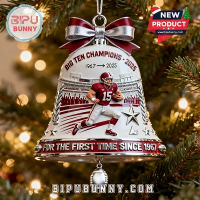 The Hoosiers Big Ten Champions Bell Ornament