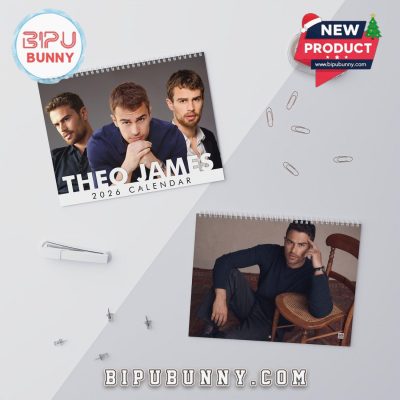 Theo James Wall Calendar 2026