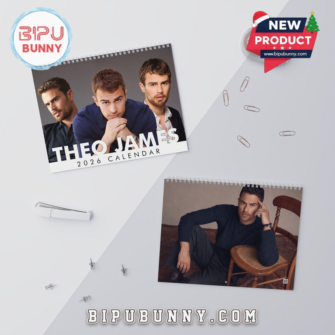 Theo James Wall Calendar 2026 Theo James Wall Calendar 2026