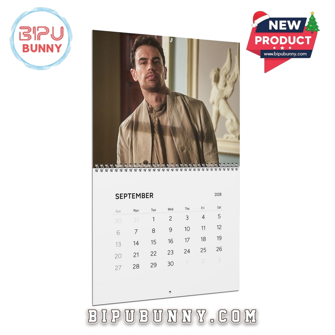 Theo James Wall Calendar 2026 Theo James Wall Calendar 2026