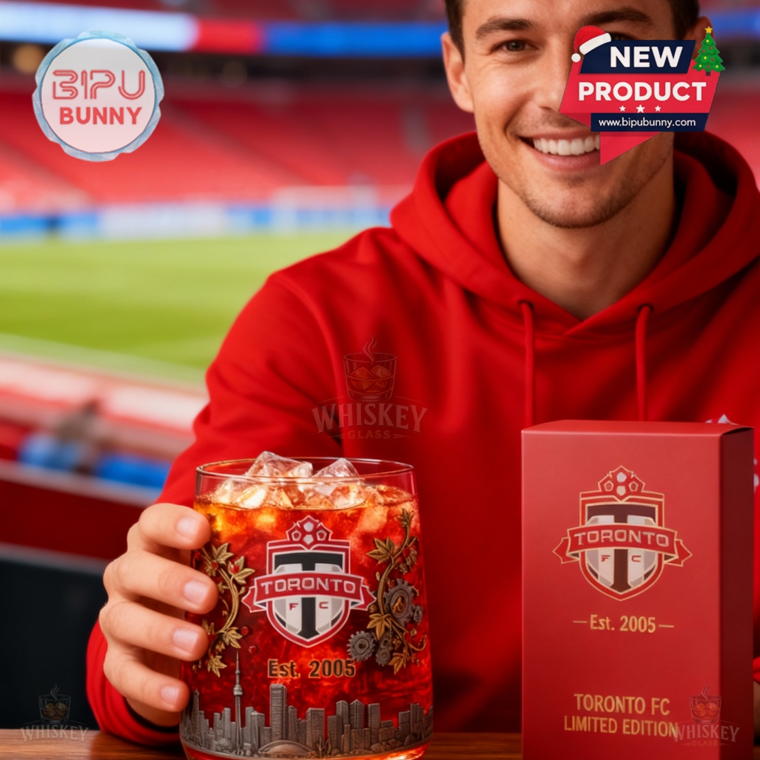 Toronto FC Limited Edition Whiskey Glass Toronto FC Limited Edition Whiskey Glass