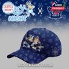 Toronto Maple Leafs Bluey baseball cap with cartoon hockey characters and team branding!