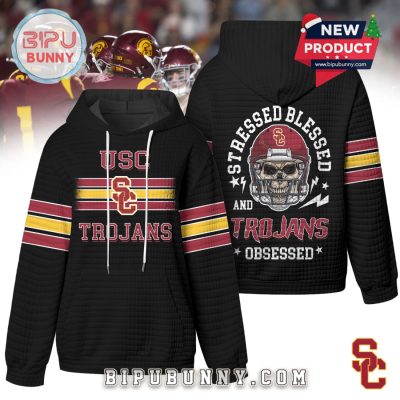 USC Trojans NCAA Obsessed Waffle Hoodie