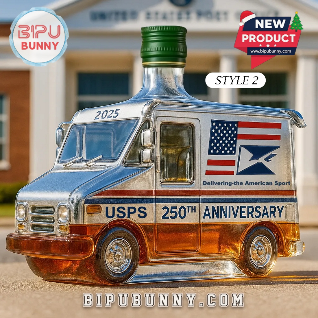 USPS 250th Anniversary Whiskey Bottle USPS 250th Anniversary Whiskey Bottle