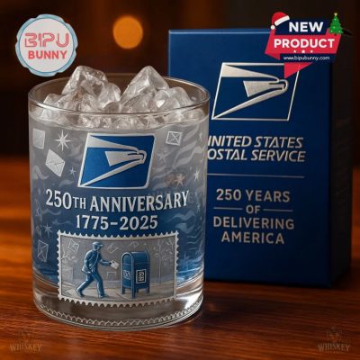 USPS 250th Anniversary Whiskey Glass